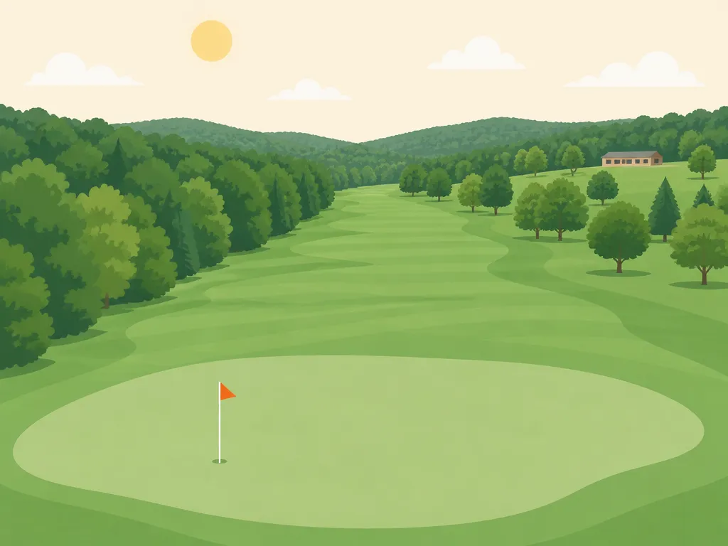 Illustration of Mountain Top Golf Course