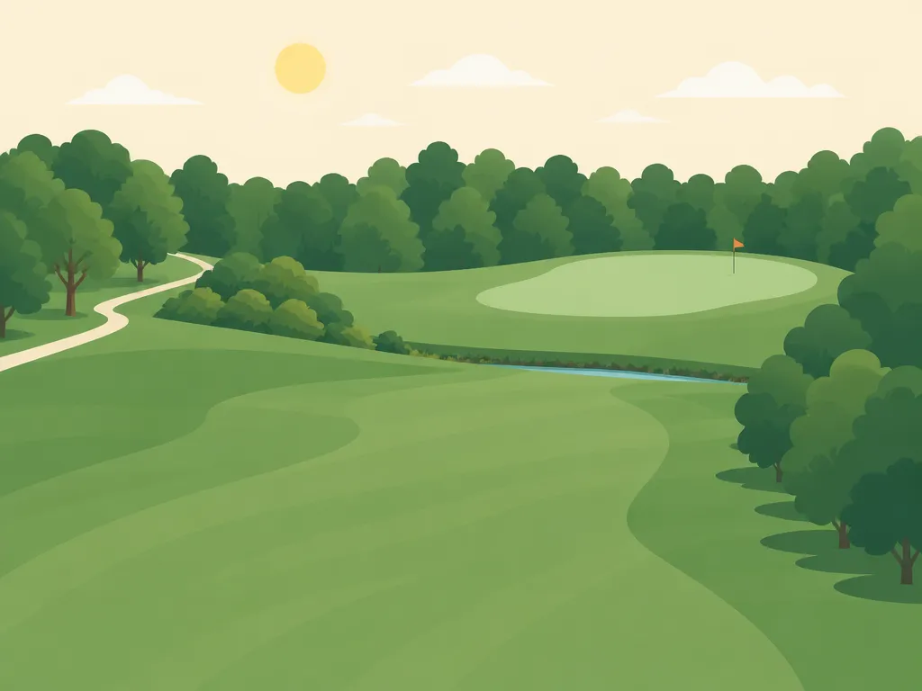 Illustration of Pine Oaks Golf Course