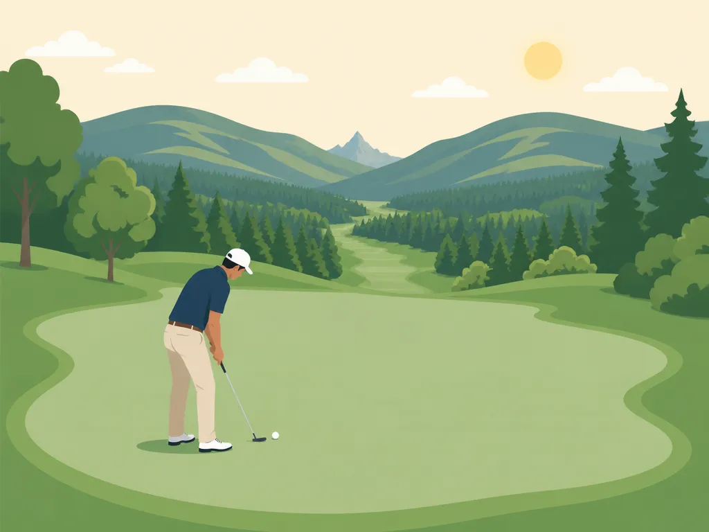 Illustration of Bear Creek Golf Course