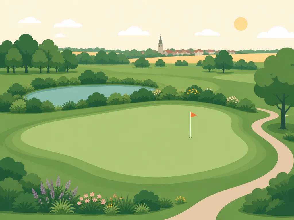 Illustration of Golf Club Alfredov