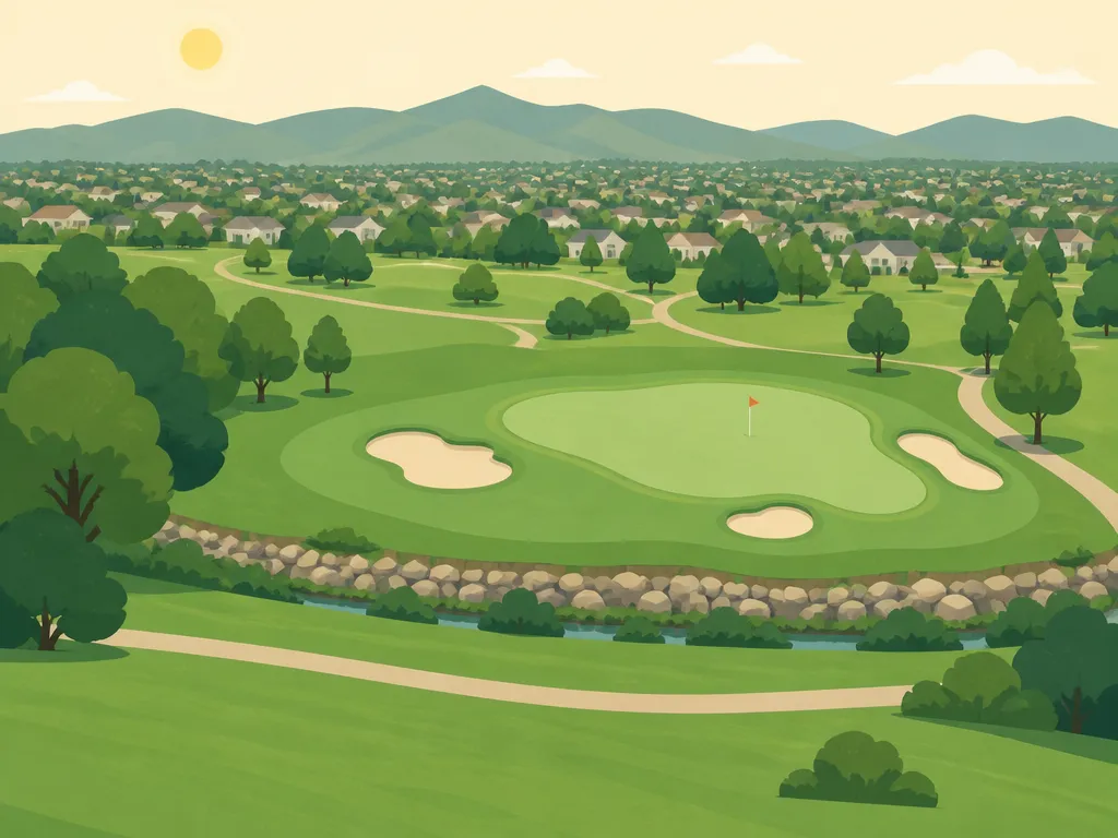 Illustration of Ruby View Golf Course