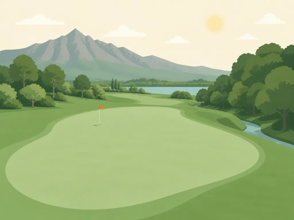Illustration of Banús llama Executive Golf