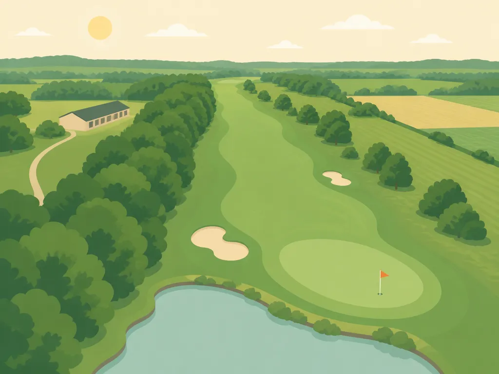 Illustration of De Zuid Limburgse Golf & Country Club - Wittem