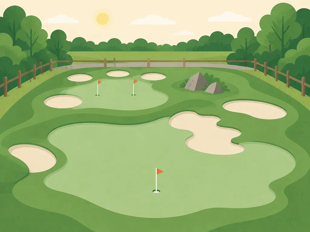 Illustration of Gem Lake Hills Golf Course