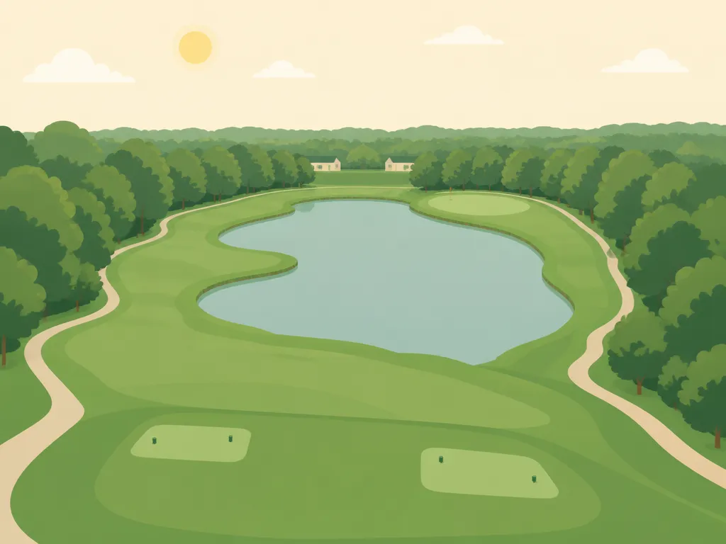 Illustration of Lucas Oil Golf Course