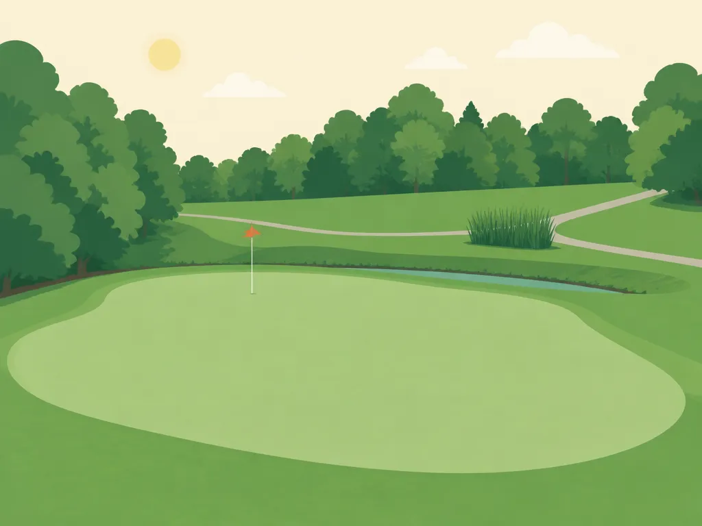 Illustration of Green Hills Golf Course