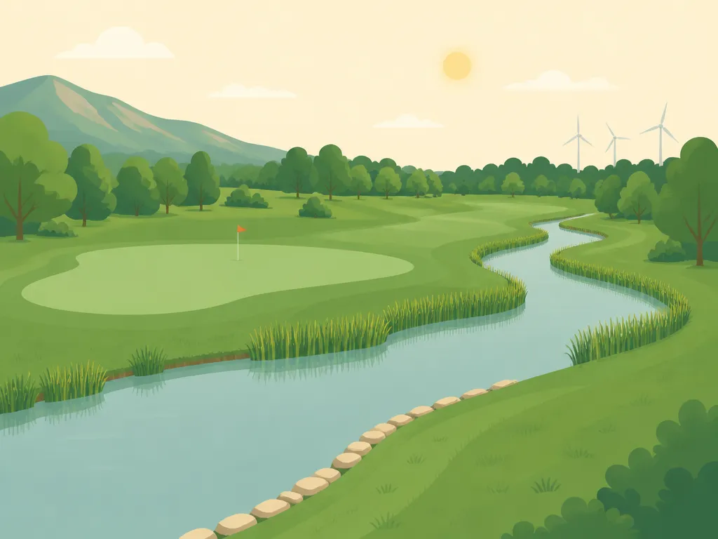 Illustration of Hideout Golf Course