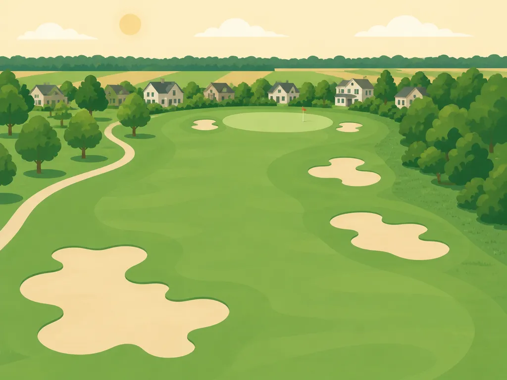 Illustration of Coyote Crossing Golf Club