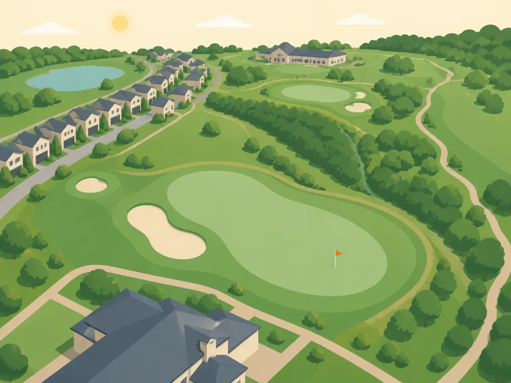 Illustration of Black Bridge Golf Resort