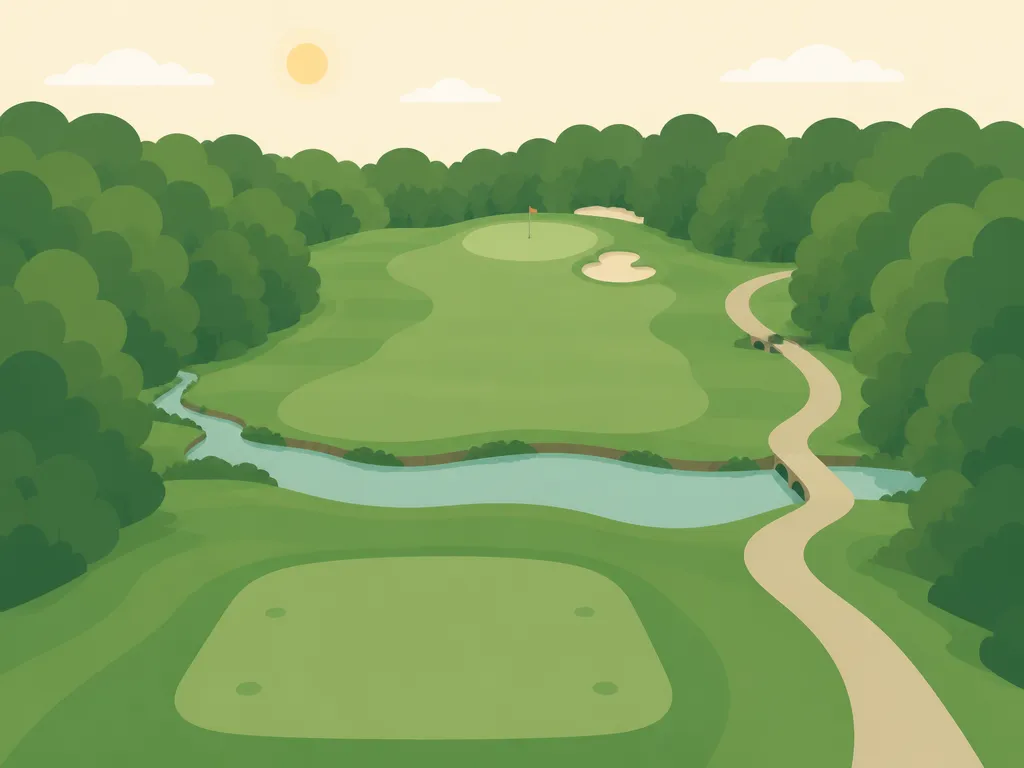 Illustration of Whispering Willows Golf Course