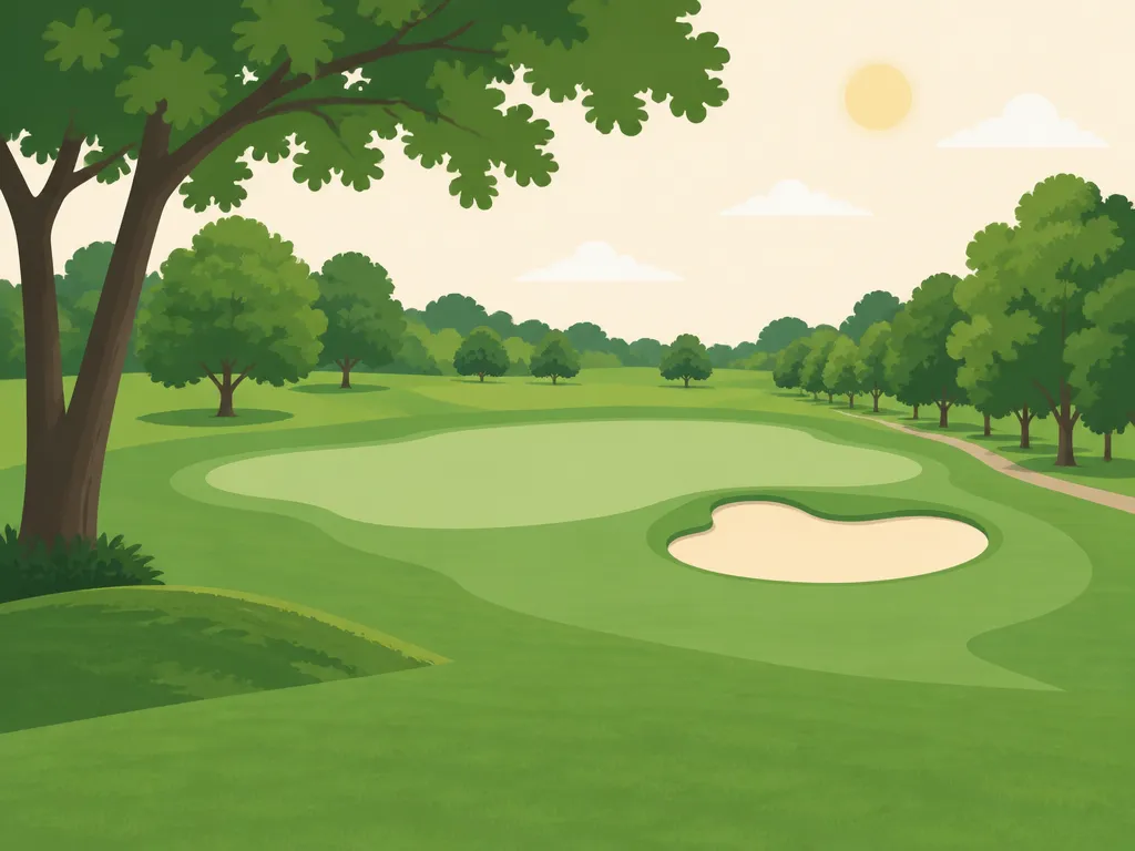Illustration of Howling Trails Golf Course