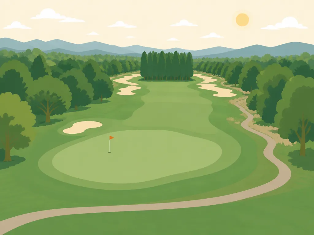 Illustration of Davis Golf Course