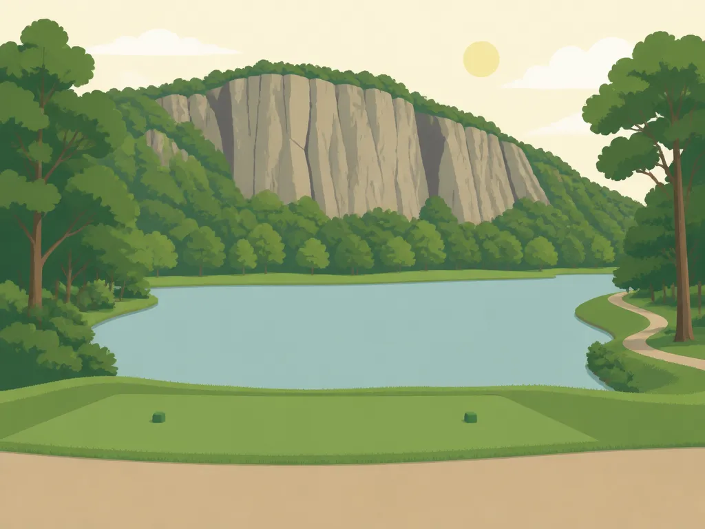 Illustration of Mount Kineo GC