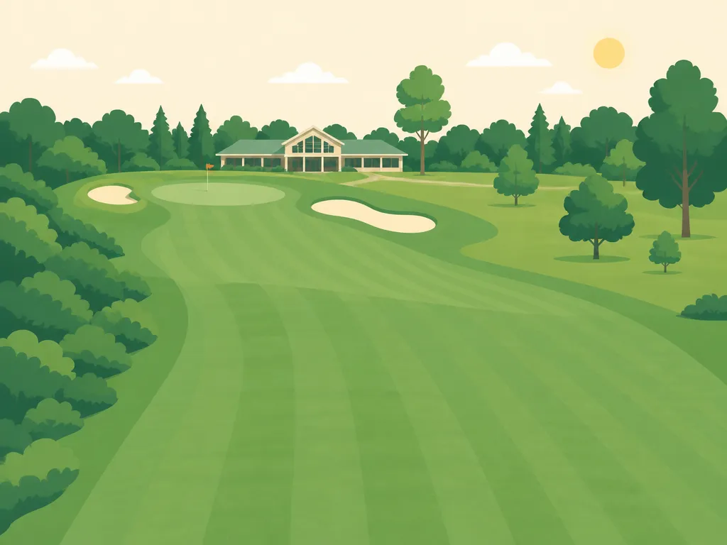 Illustration of Cedars Golf Course