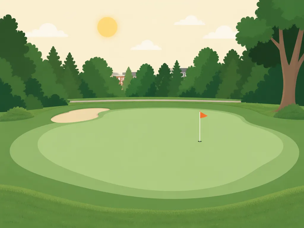 Illustration of McDaniel College Golf Club