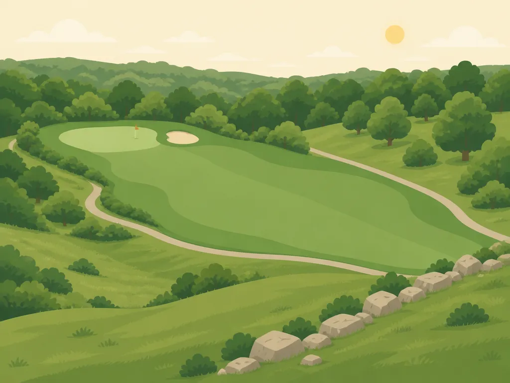 Illustration of Eagle Ridge Golf Course