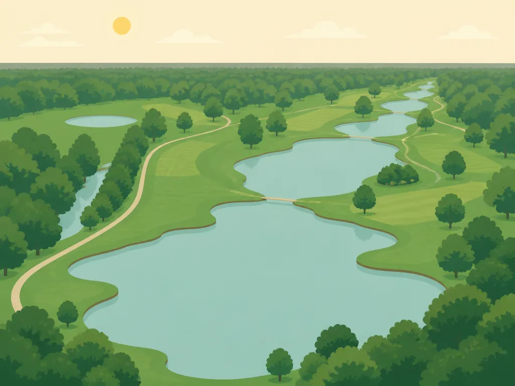 Illustration of Cossett Creek Golf