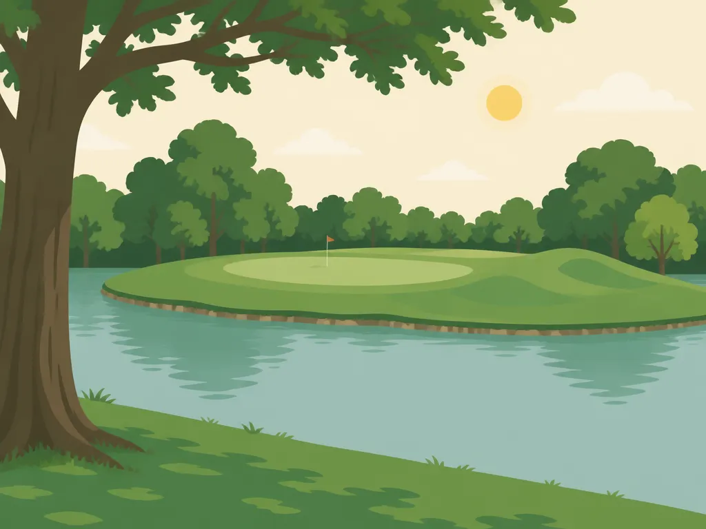 Illustration of Jersey Meadow Golf Course