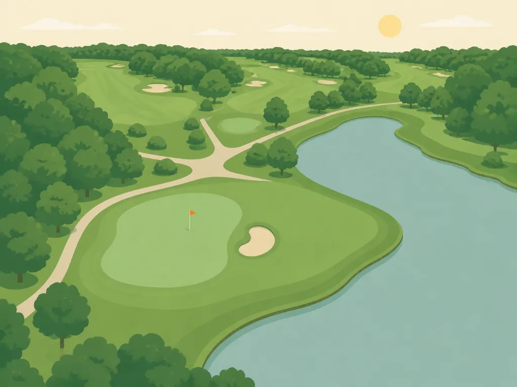 Illustration of Bretton Woods Golf Course