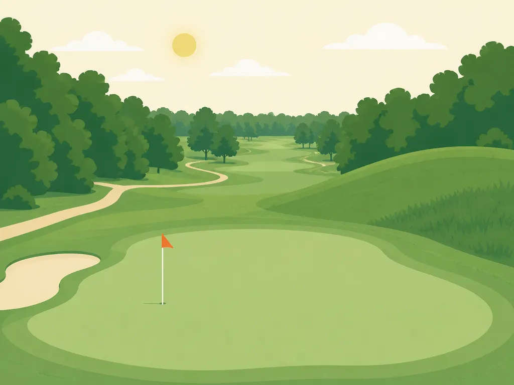 Illustration of Stony Creek Metropark Golf Course