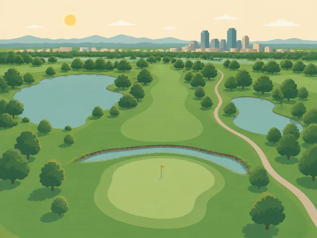 Illustration of Springhill Golf Course