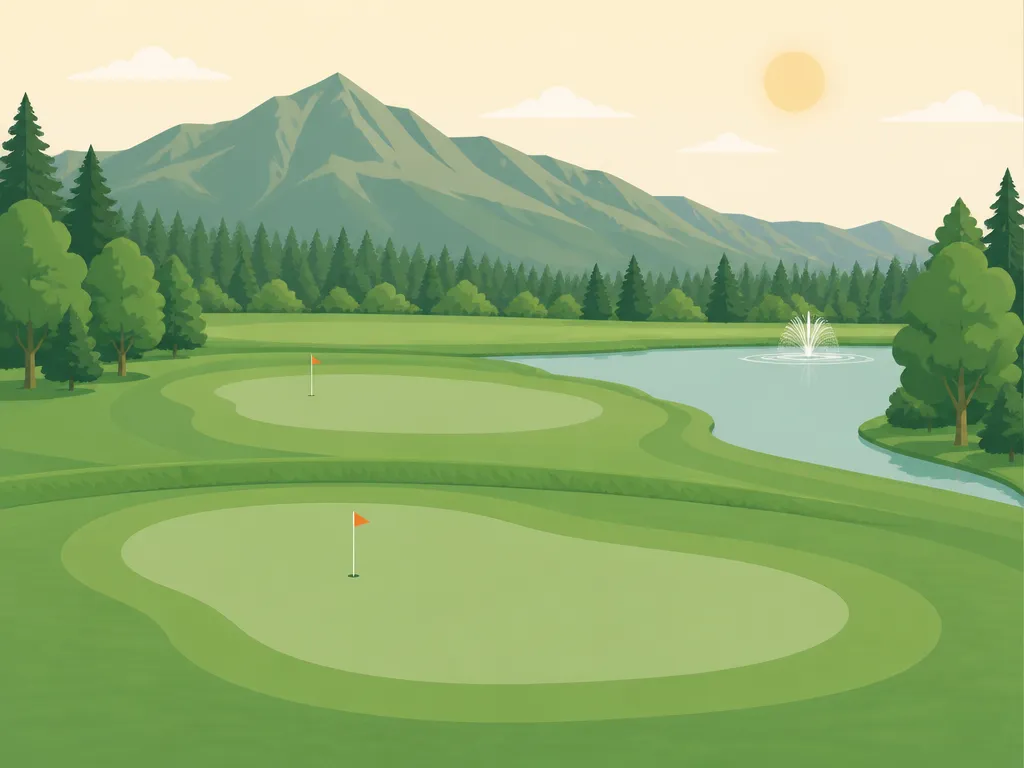 Illustration of Glacier View Golf Club