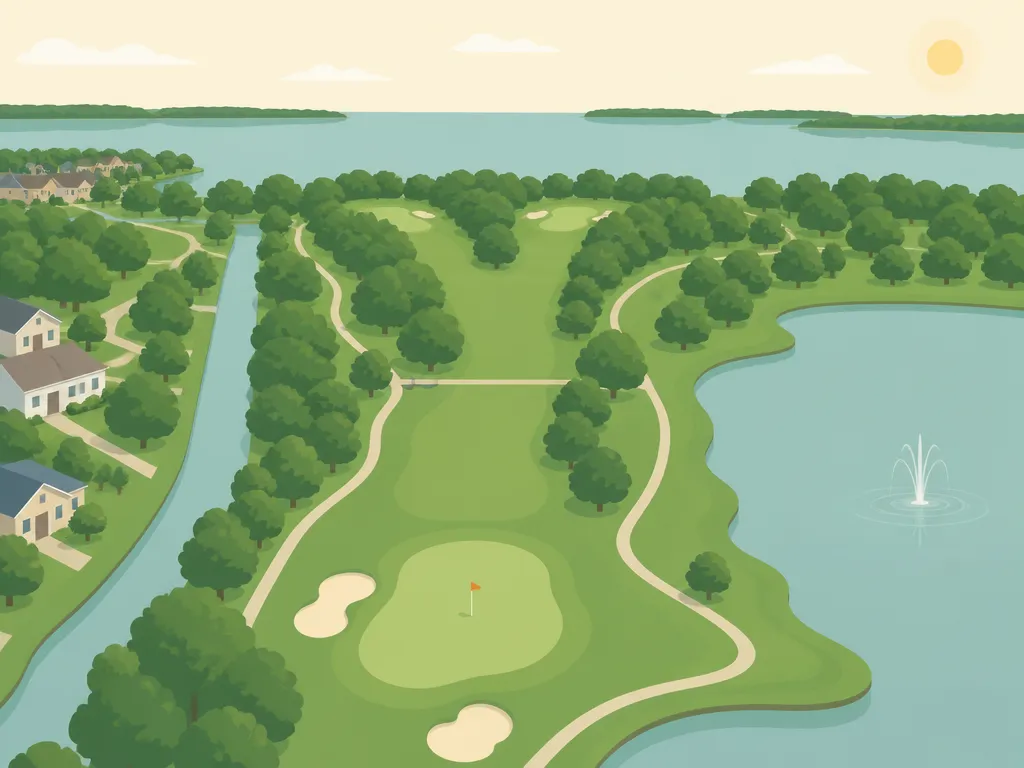 Illustration of Ocean Pines Golf Club