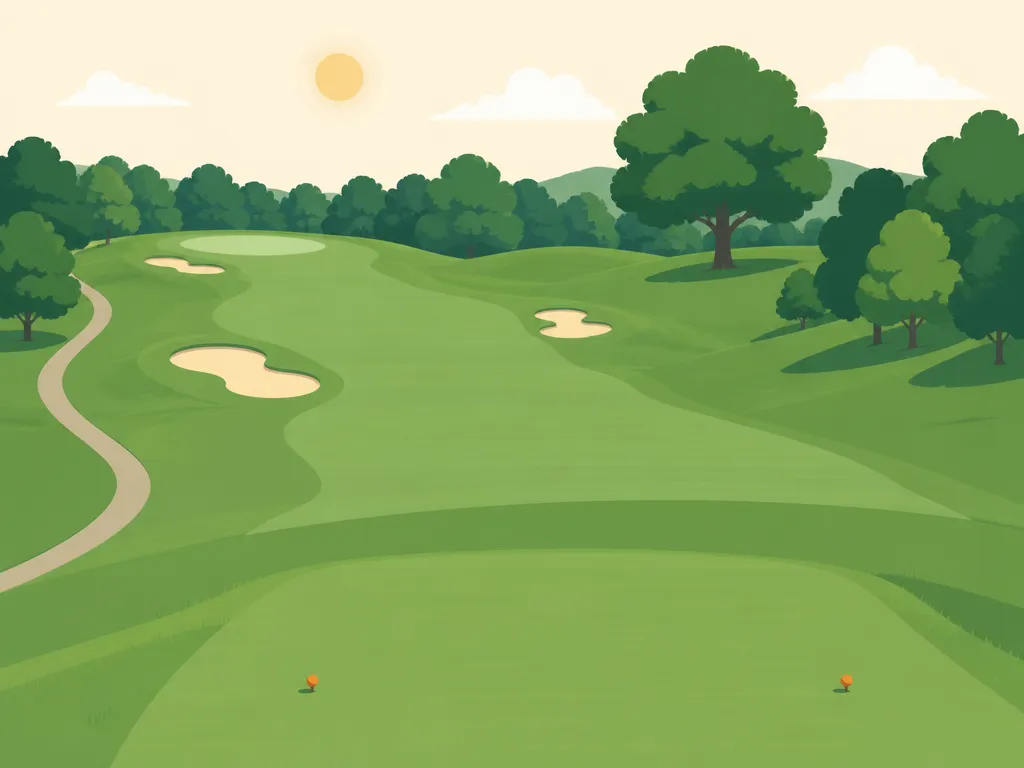 Illustration of Crockett Ridge Golf Course