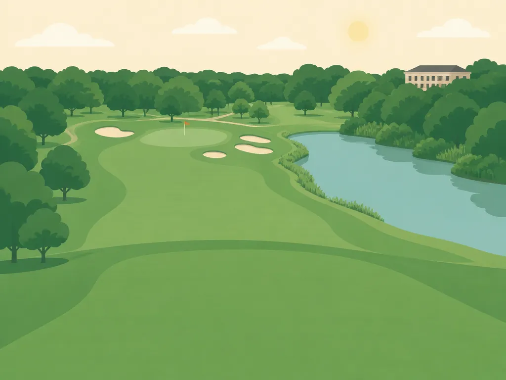 Illustration of The Hawk Country Club