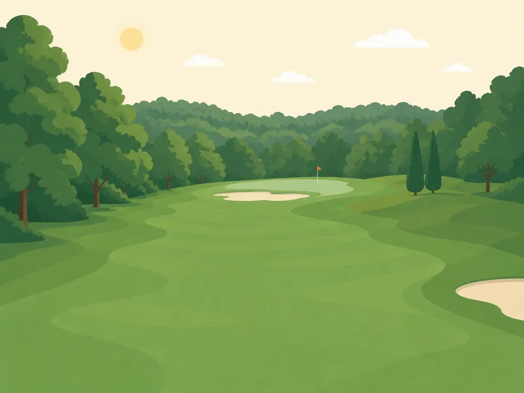 Illustration of Hunter's Station Golf Club