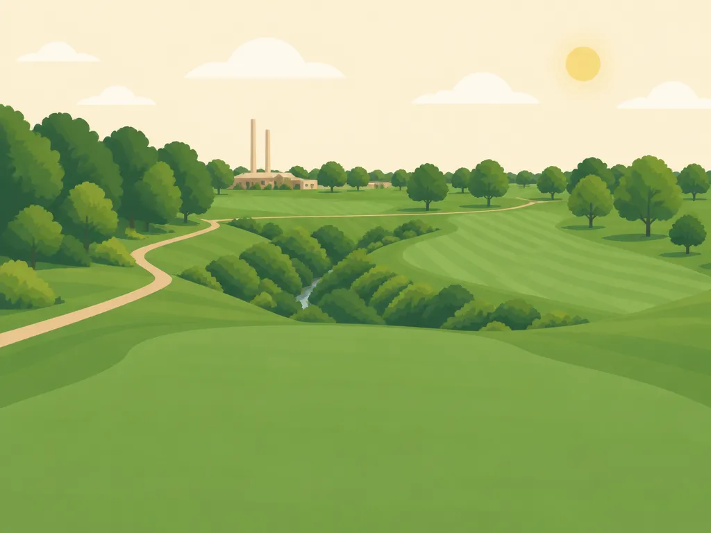 Illustration of Lake Carlsbad Golf Course