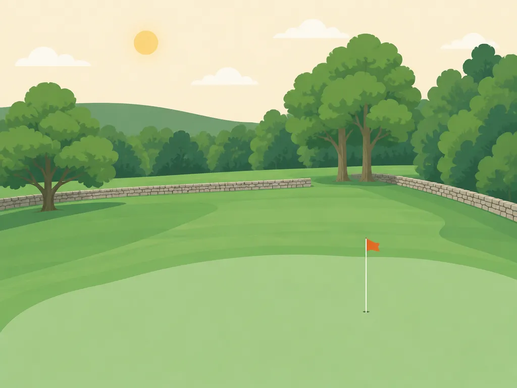 Illustration of Dutcher Golf Course