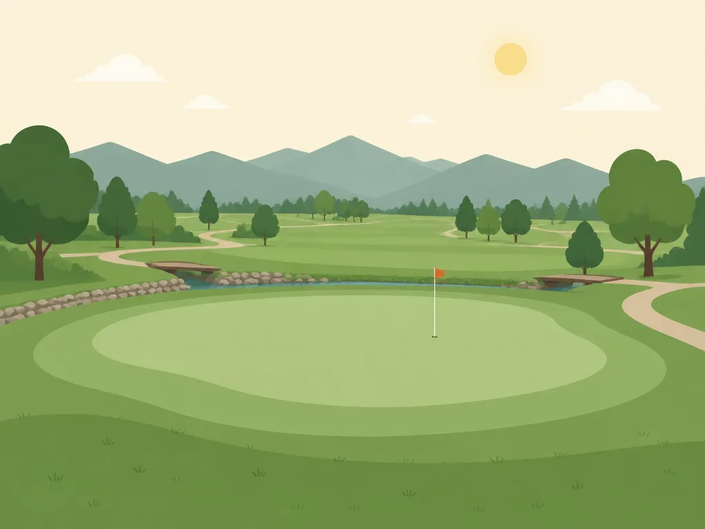 Illustration of Mountain Meadows Golf Course