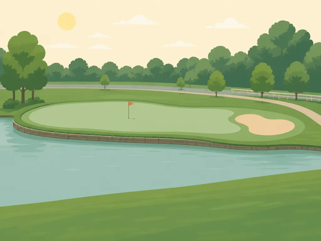 Illustration of Huckleberry Creek Golf Course