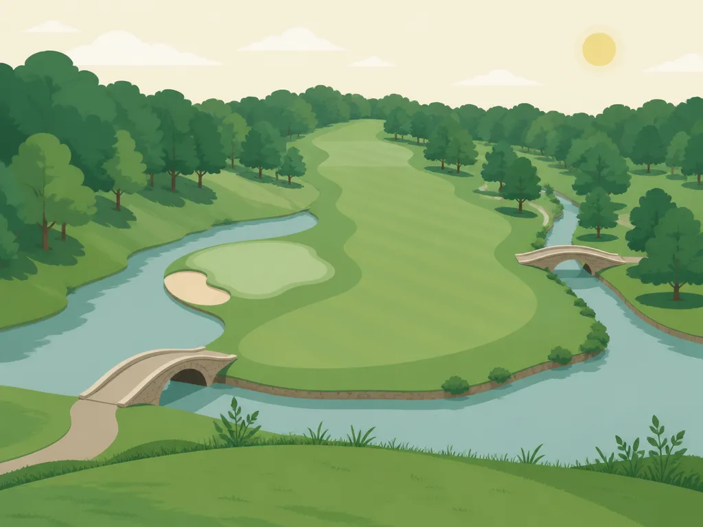Illustration of Oakwoods Country Club