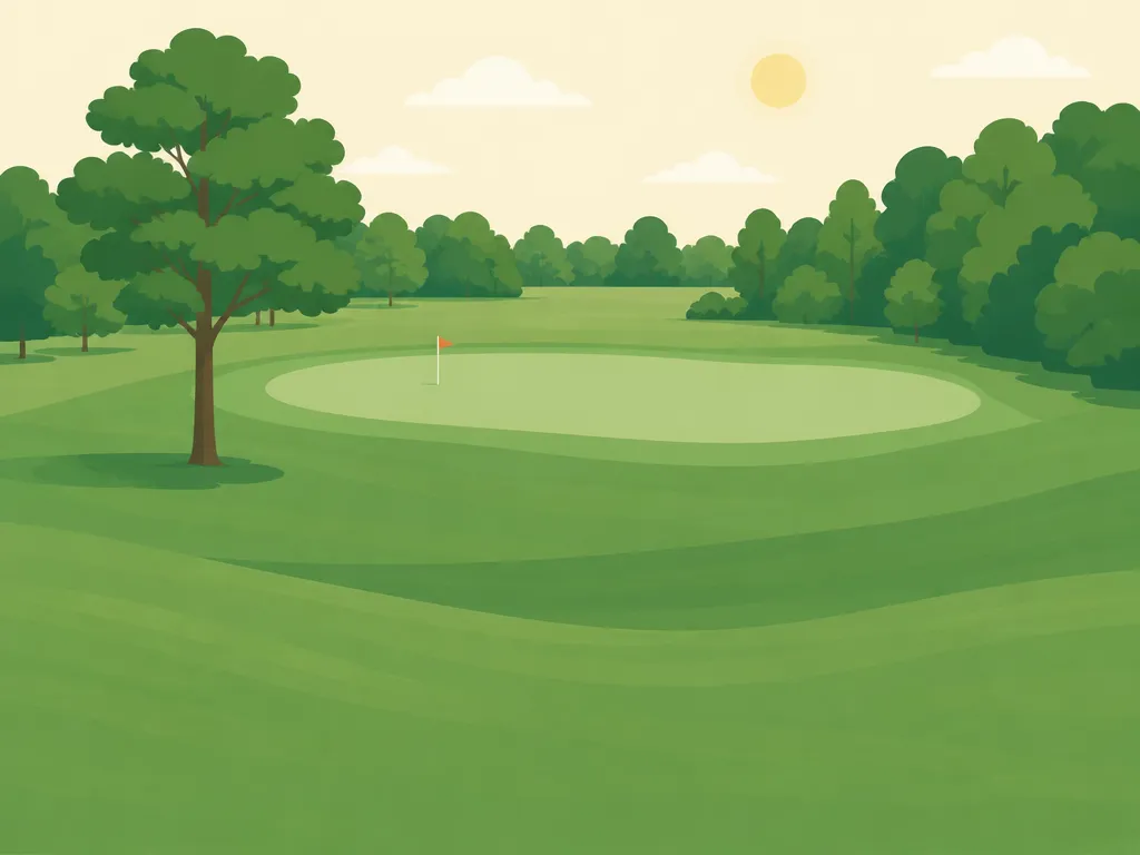 Illustration of Lakeview Municipal Golf Course