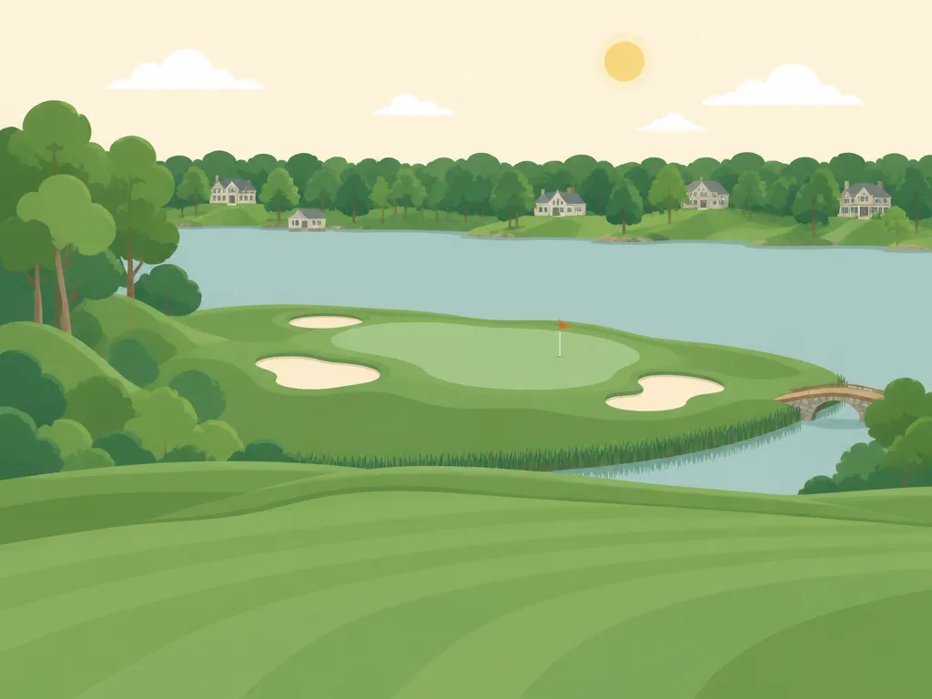 Illustration of Cobblestone Golf Course
