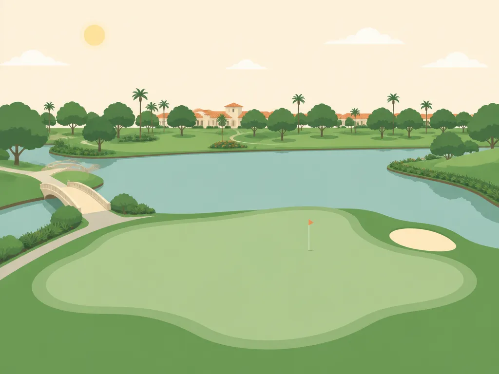 Illustration of Boca West Country Club (Fazio II)