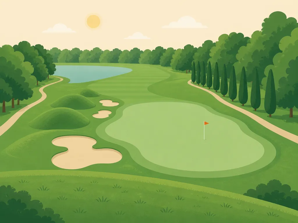 Illustration of Lakeview Country Club