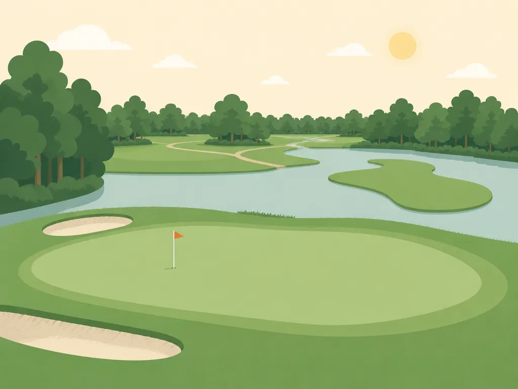 Illustration of National Golf Club of Louisiana