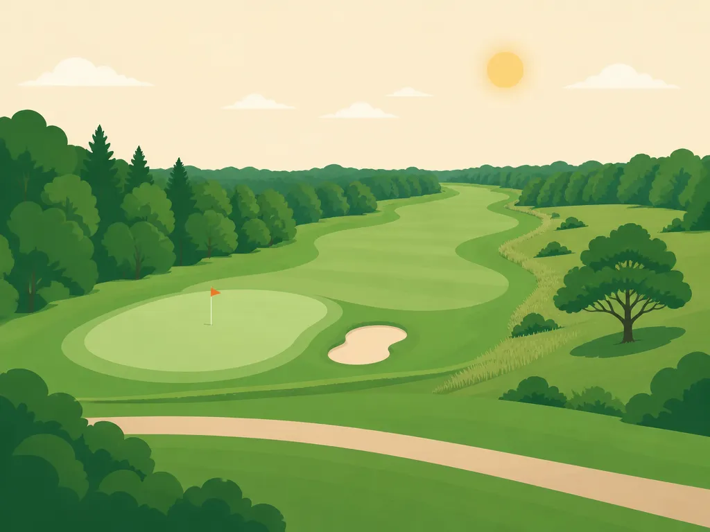 Illustration of Black Diamond Golf Club