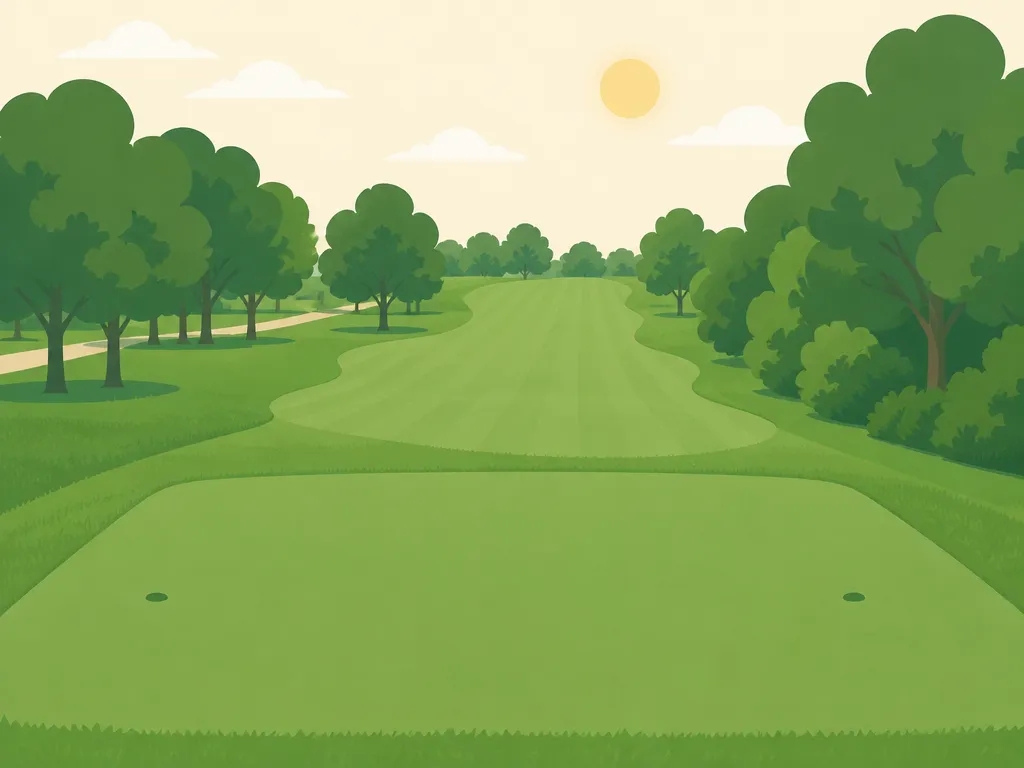 Illustration of Johnson Park Golf Course