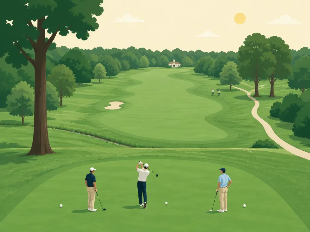 Illustration of Franconia Golf Course