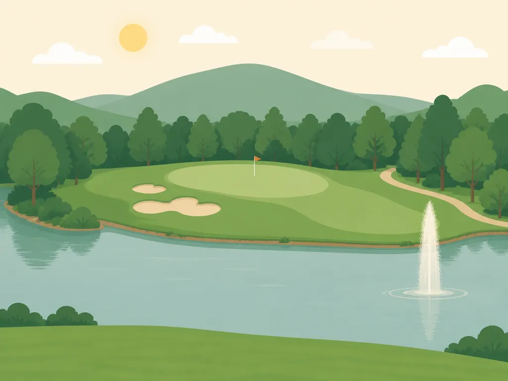 Illustration of Bent Tree Golf Course
