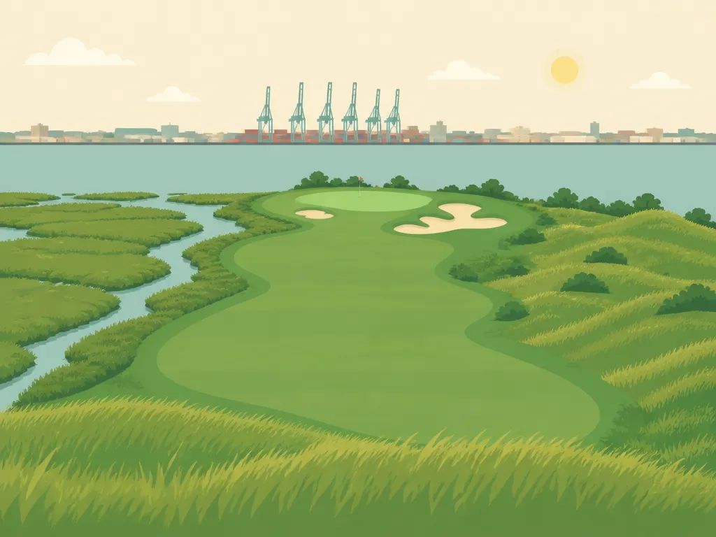 Illustration of Bayonne Golf Club
