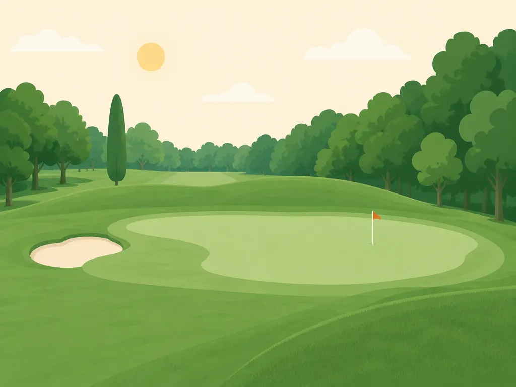 Illustration of Riceland Golf Course