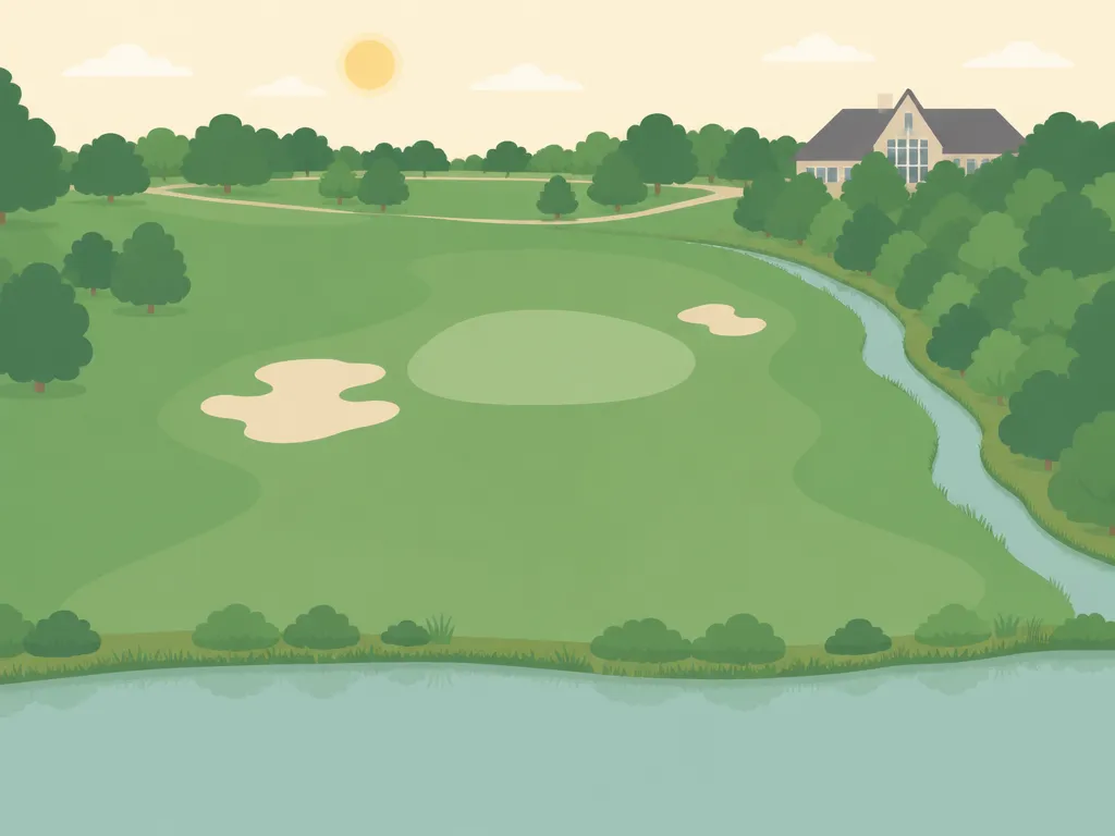 Illustration of Three Ridges Golf Course