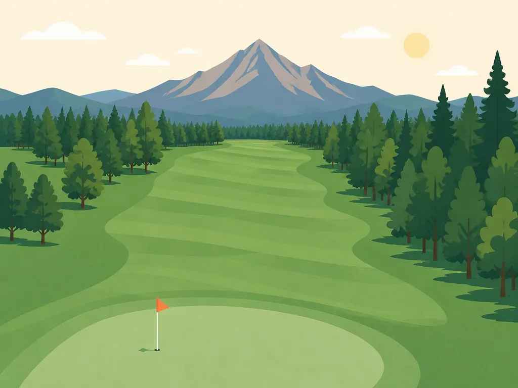 Illustration of Bend Golf Club