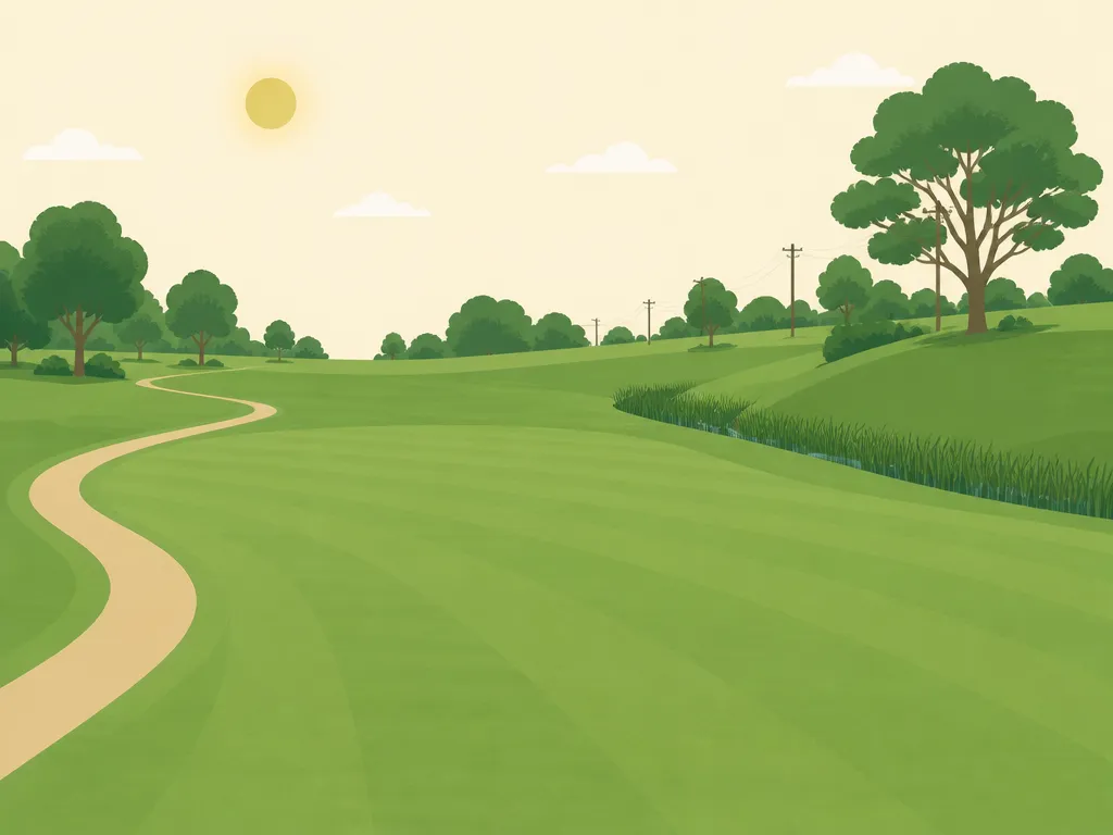Illustration of Floyd Park Golf Course