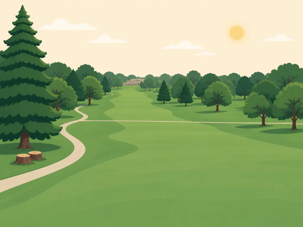 Illustration of Fillmore Fairways Golf Course